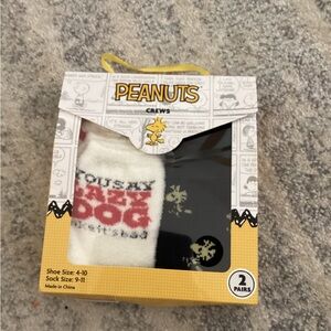 Peanuts Woodstock Women's Crew socks Package of 2